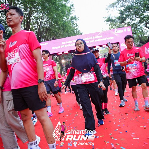 Race photo from SMARTFREN RUN 2026