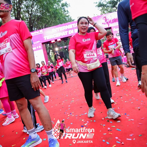 Race photo from SMARTFREN RUN 2026