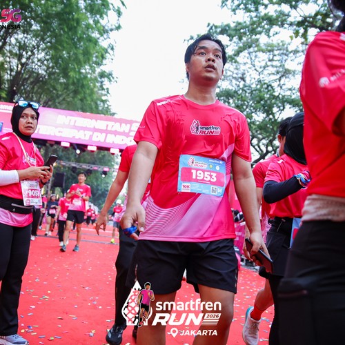 Race photo from SMARTFREN RUN 2026