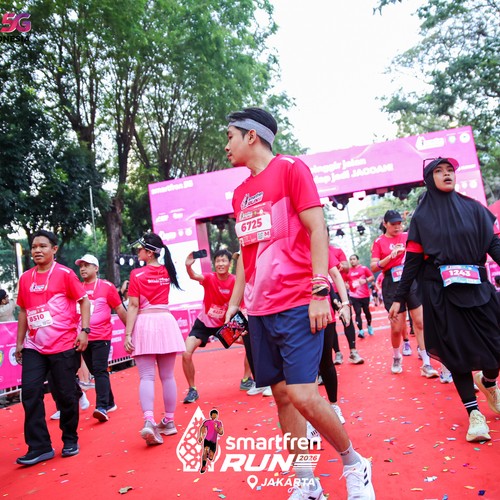 Race photo from SMARTFREN RUN 2026