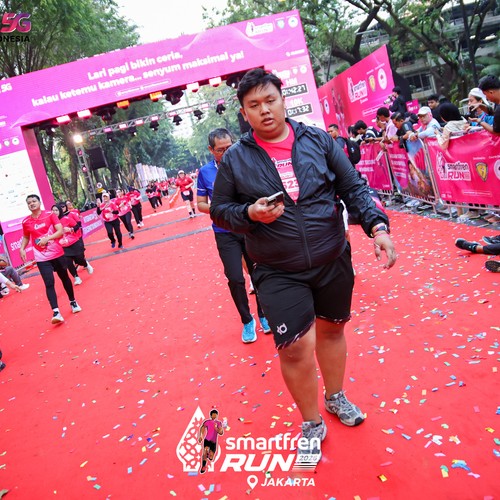Race photo from SMARTFREN RUN 2026