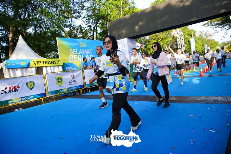 Race photo from Taman Budaya x BOGORUN 2025