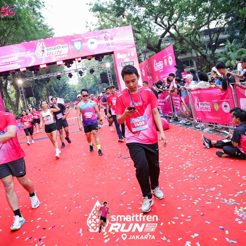 Race photo from SMARTFREN RUN 2026