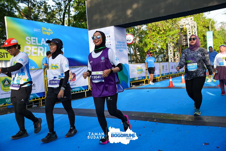Race photo from Taman Budaya x BOGORUN 2025