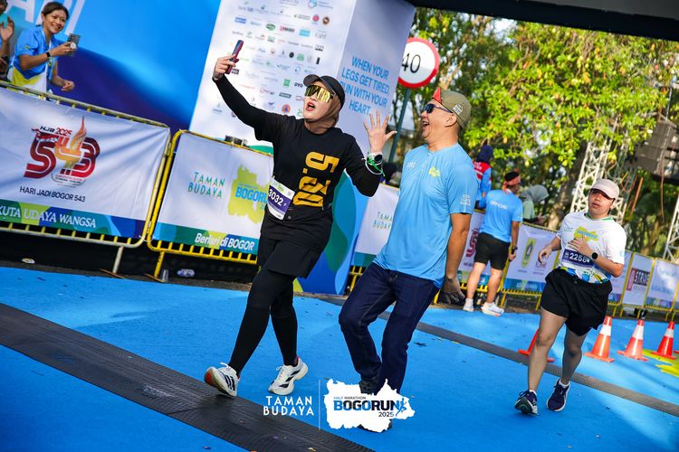 Race photo from Taman Budaya x BOGORUN 2025