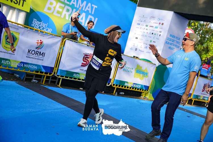 Race photo from Taman Budaya x BOGORUN 2025