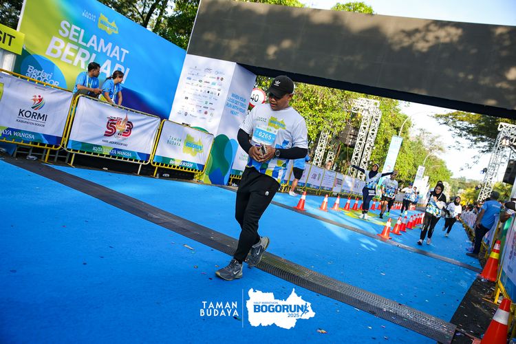 Race photo from Taman Budaya x BOGORUN 2025