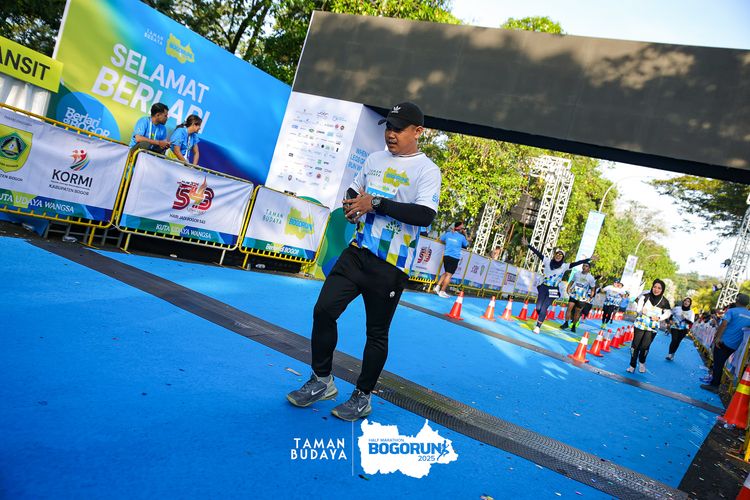 Race photo from Taman Budaya x BOGORUN 2025