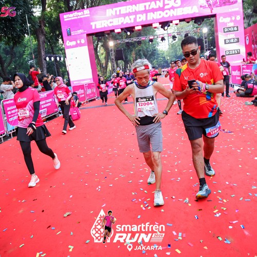 Race photo from SMARTFREN RUN 2026