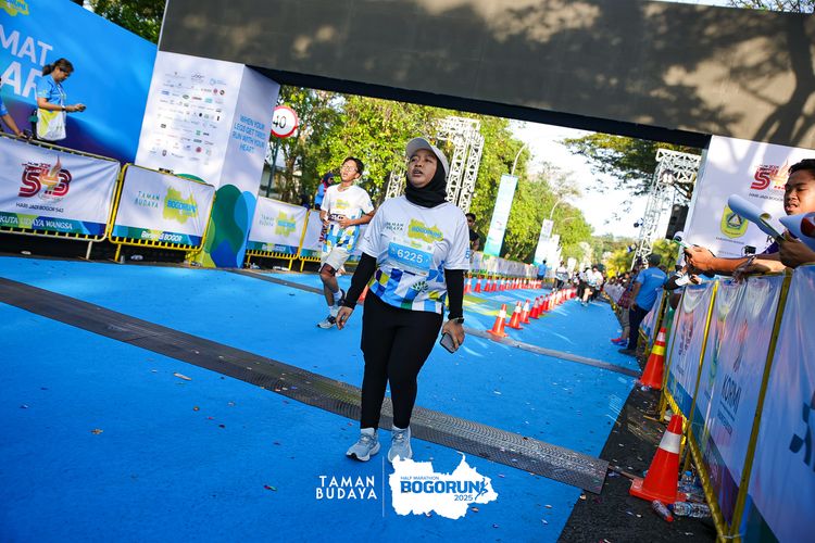Race photo from Taman Budaya x BOGORUN 2025