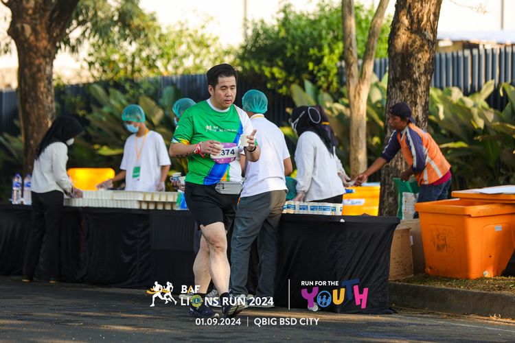 Race photo from BAF LIONS RUN 2024