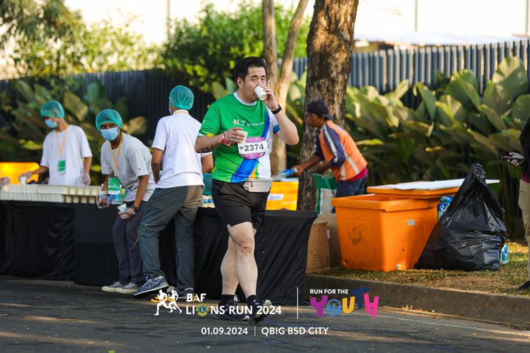 Race photo from BAF LIONS RUN 2024