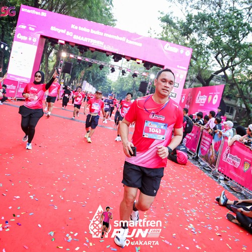 Race photo from SMARTFREN RUN 2026