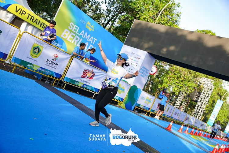 Race photo from Taman Budaya x BOGORUN 2025