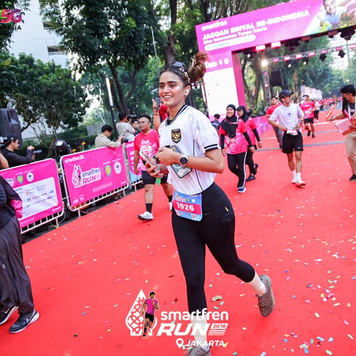 Race photo from SMARTFREN RUN 2026