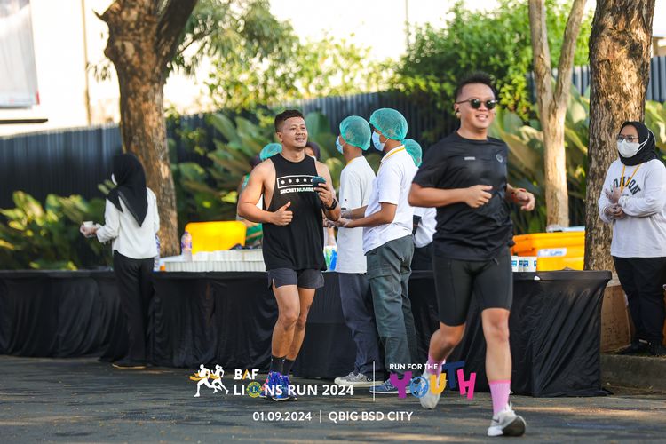 Race photo from BAF LIONS RUN 2024