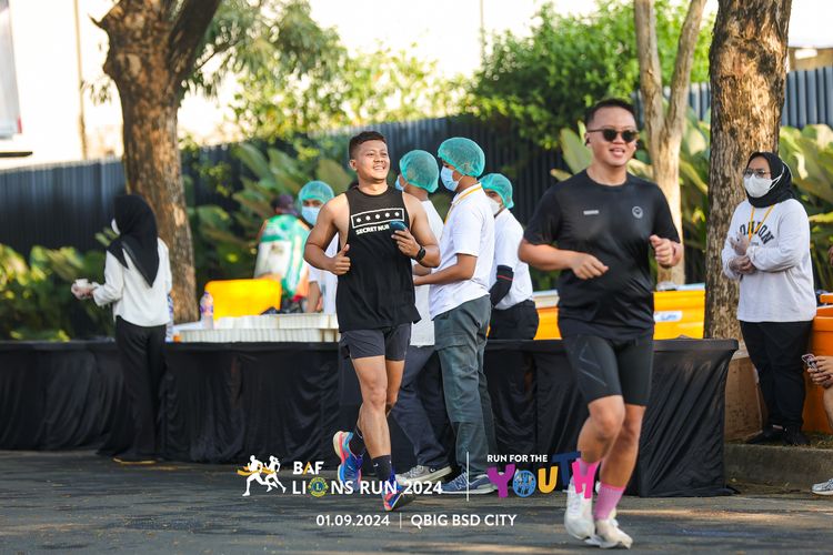 Race photo from BAF LIONS RUN 2024