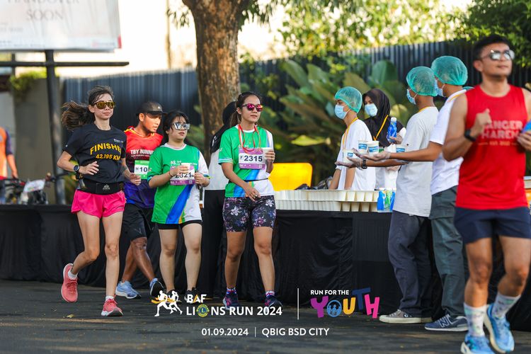 Race photo from BAF LIONS RUN 2024