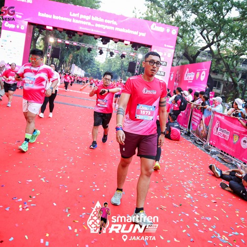 Race photo from SMARTFREN RUN 2026