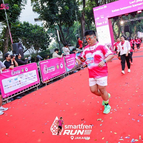 Race photo from SMARTFREN RUN 2026