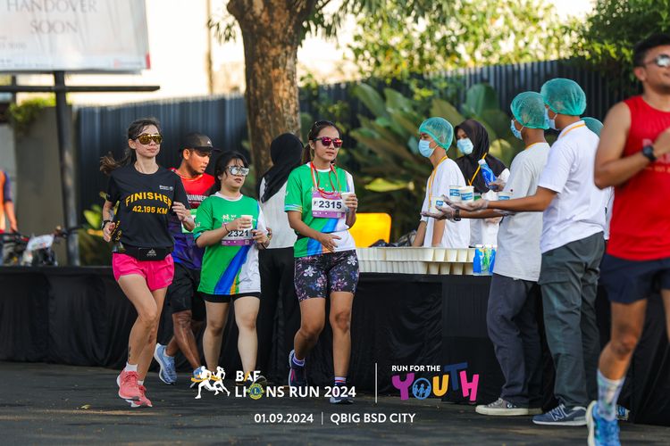 Race photo from BAF LIONS RUN 2024