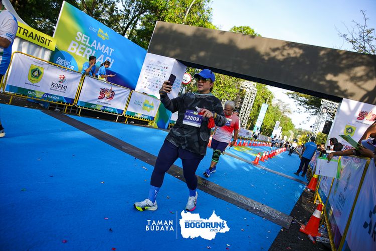 Race photo from Taman Budaya x BOGORUN 2025
