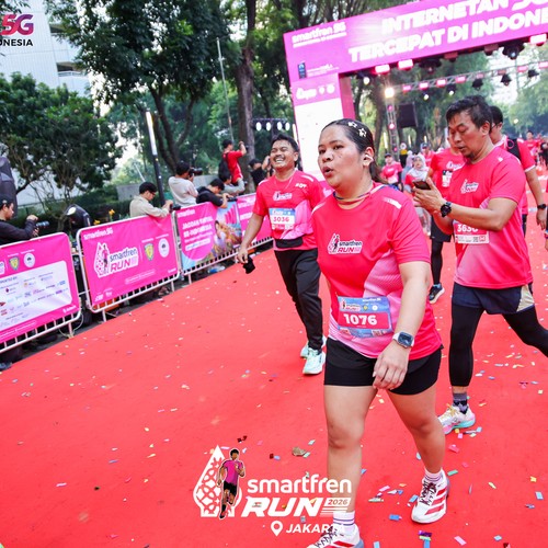 Race photo from SMARTFREN RUN 2026