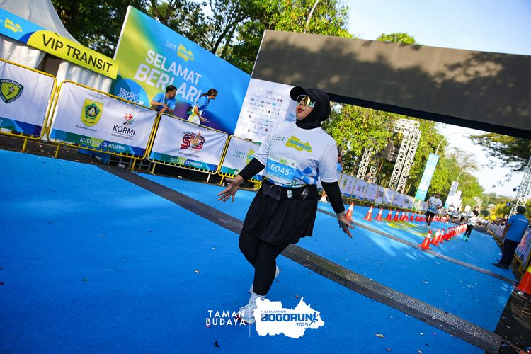 Race photo from Taman Budaya x BOGORUN 2025
