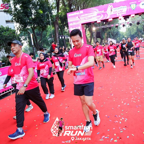 Race photo from SMARTFREN RUN 2026