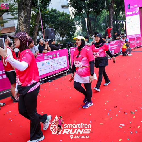 Race photo from SMARTFREN RUN 2026