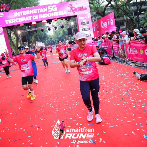 Race photo from SMARTFREN RUN 2026
