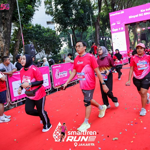 Race photo from SMARTFREN RUN 2026