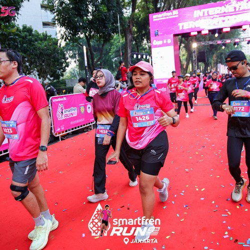 Race photo from SMARTFREN RUN 2026