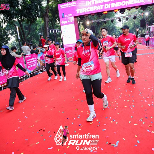 Race photo from SMARTFREN RUN 2026