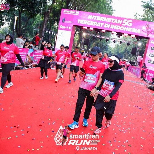 Race photo from SMARTFREN RUN 2026