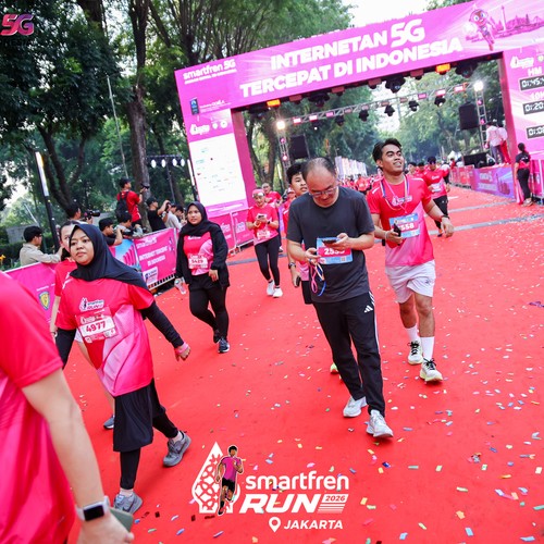 Race photo from SMARTFREN RUN 2026