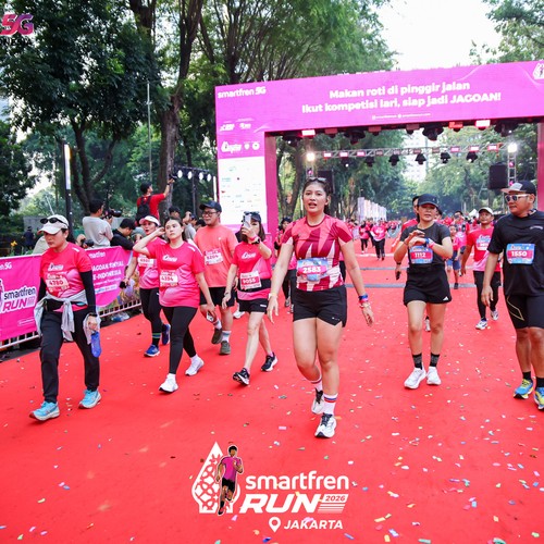 Race photo from SMARTFREN RUN 2026
