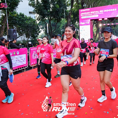 Race photo from SMARTFREN RUN 2026