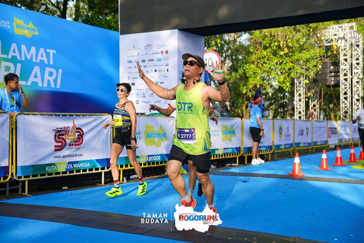 Race photo from Taman Budaya x BOGORUN 2025