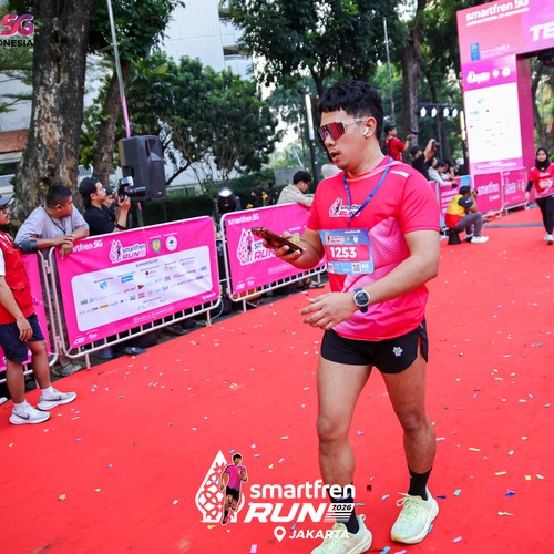 Race photo from SMARTFREN RUN 2026