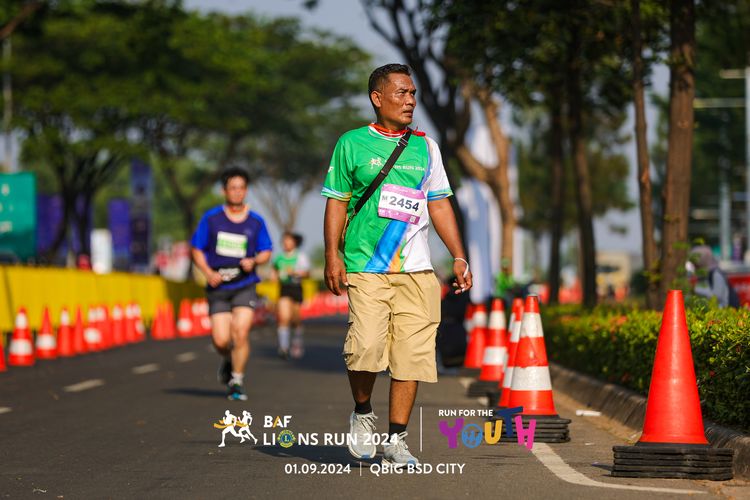 Race photo from BAF LIONS RUN 2024