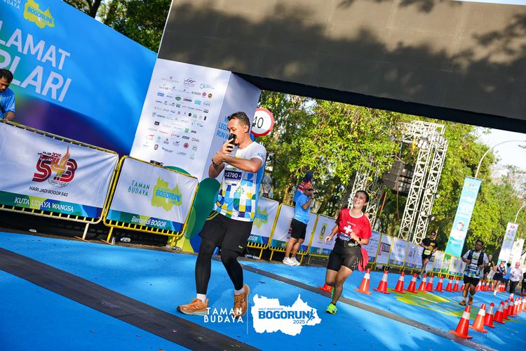 Race photo from Taman Budaya x BOGORUN 2025