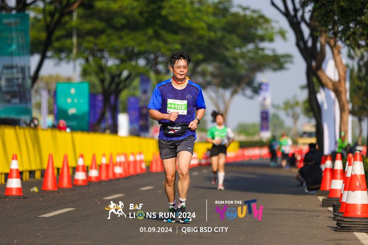 Race photo from BAF LIONS RUN 2024