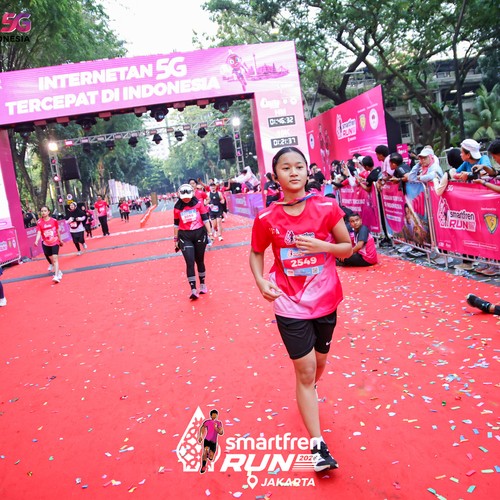 Race photo from SMARTFREN RUN 2026