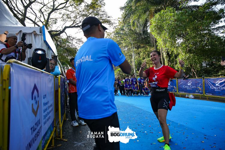 Race photo from Taman Budaya x BOGORUN 2025