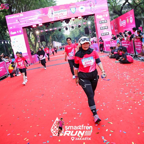 Race photo from SMARTFREN RUN 2026