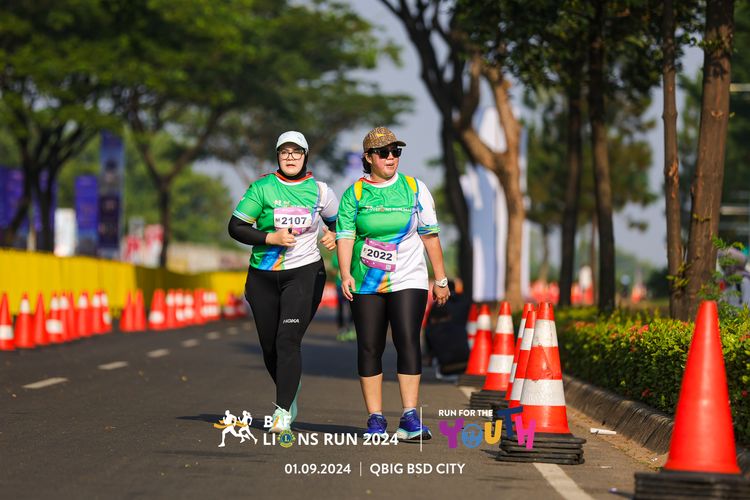 Race photo from BAF LIONS RUN 2024