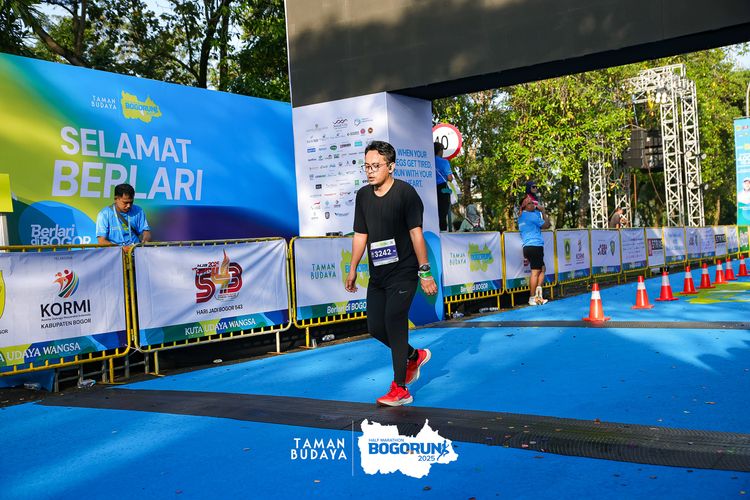 Race photo from Taman Budaya x BOGORUN 2025