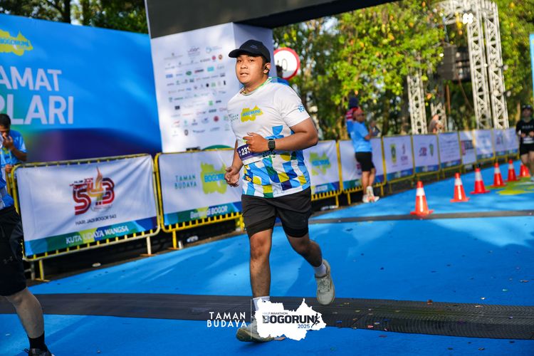 Race photo from Taman Budaya x BOGORUN 2025