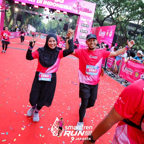 Race photo from SMARTFREN RUN 2026